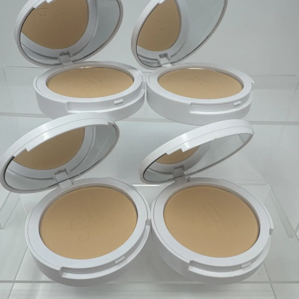 4 Pack E.l.f. Camo Powder Foundation Makeup - Light 240 W - 0.28 oz. Elf